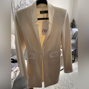 Brand New Zara White Blazer
